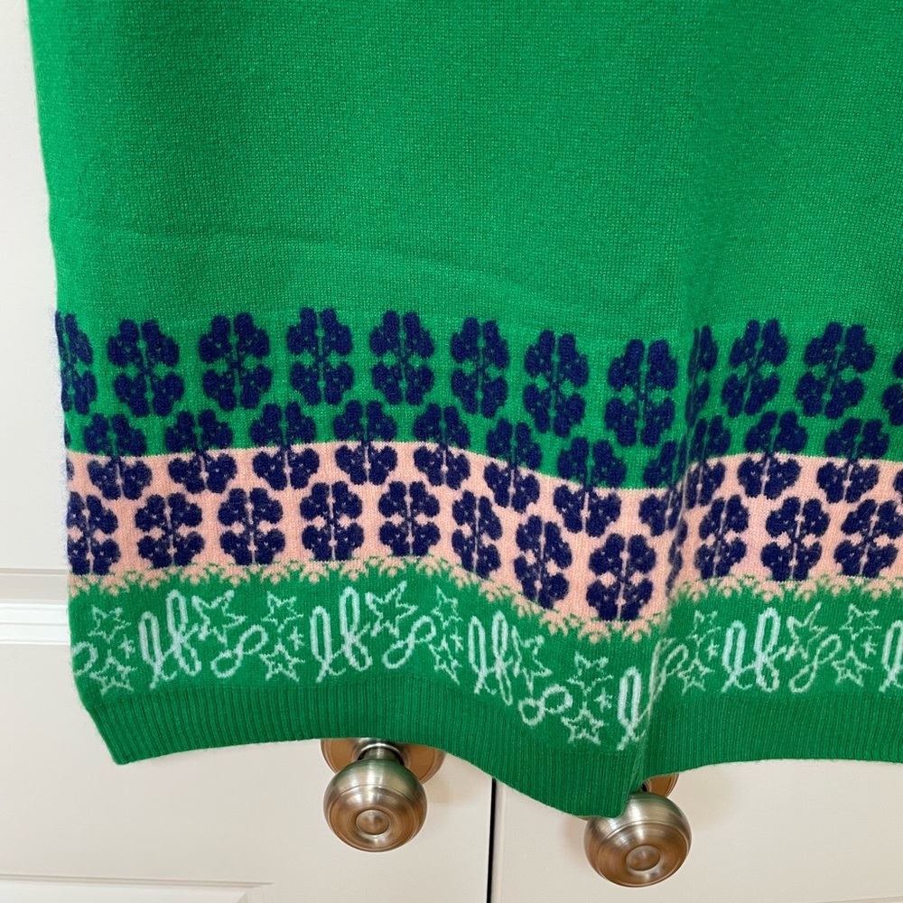 Jacquard-knit Cashmere Midi Skirt from LINGUA FRANCA - Picture 6 of 10